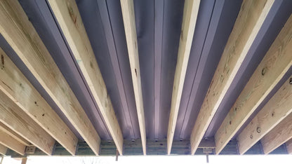 Deck Drain Membrane Z/50/12 (Black & Black) 50' long roll, for 12'' joist spacing, top side is black, down side is black
