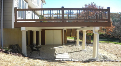 Deck Drain Membrane Z/50/12 (Black & Black) 50' long roll, for 12'' joist spacing, top side is black, down side is black